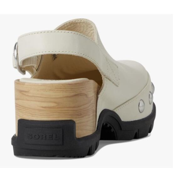 NEW (OTHER) SOREL ROAM'N CLOG RVT Chalk/Black Women's Size 6.5 - Picture 5 of 10